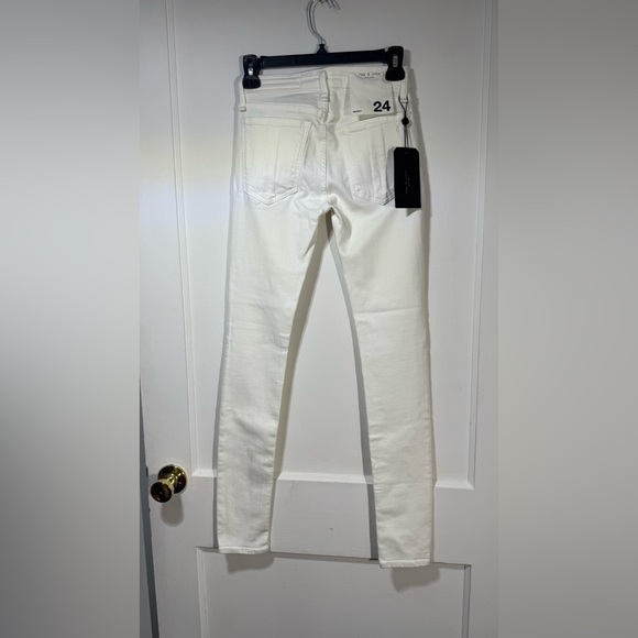 NWT Rag & Bone Woman’s Crisp White Skinny Jeans - Picture 4 of 5